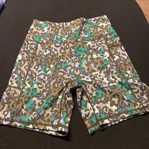 Aerie cheetah biker shorts size XL